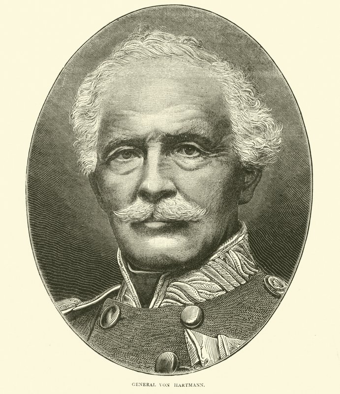 General von Hartmann, oktober 1870 af English School
