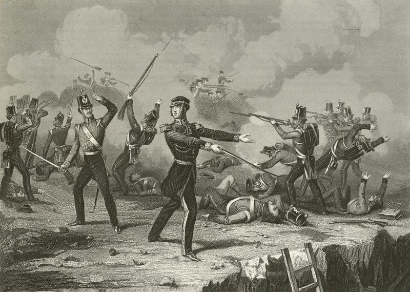 General Windham in the Redan, 8 September 1855  af English School