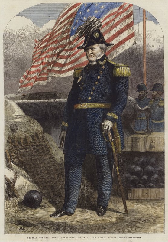 General Winfield Scott af English School