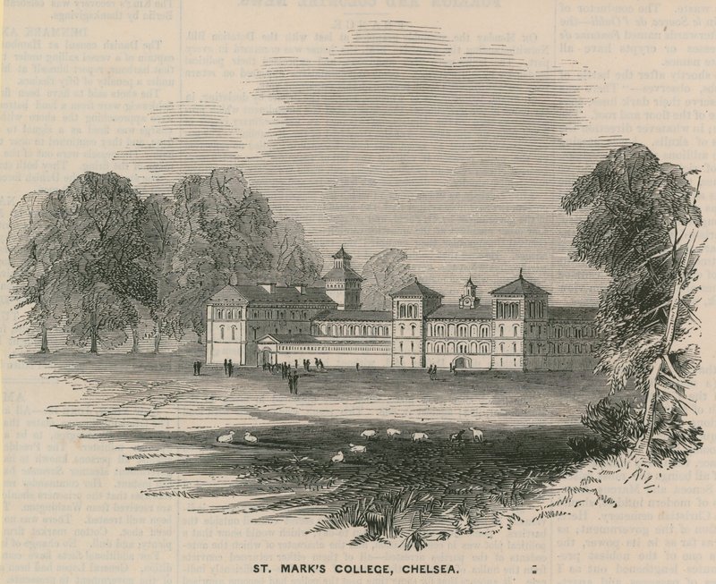 Generel udsigt over St Marks College af English School