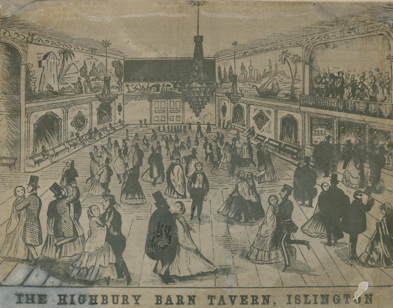 Generelt syn på mennesker på Highbury Barn Tavern af English School