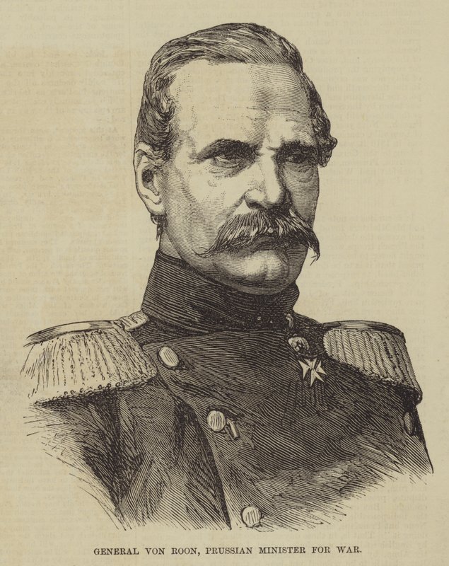 General von Roon, preussisk krigsminister (gravering) af English School