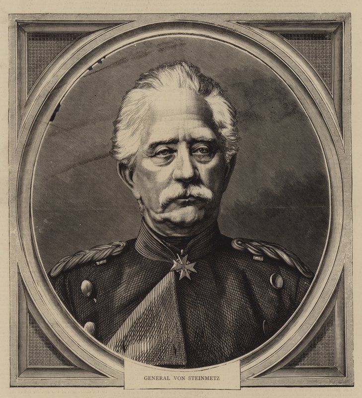 General von Steinmetz (gravering) af English School
