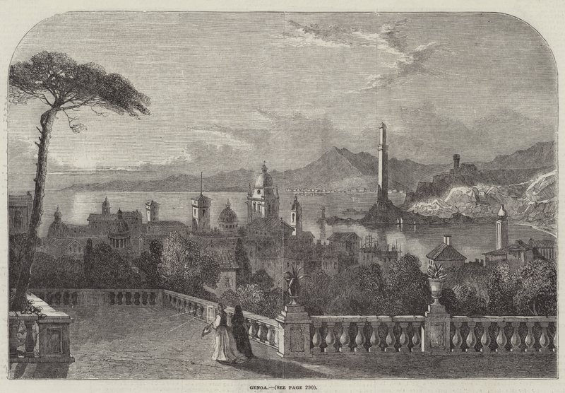 Genova (gravering) af English School