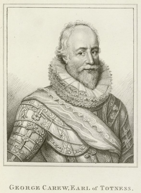 George Carew, jarl af Totness (gravering) af English School