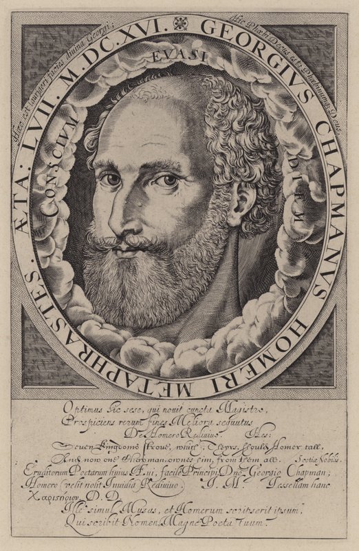 George Chapman, engelsk dramatiker, oversætter og digter af English School