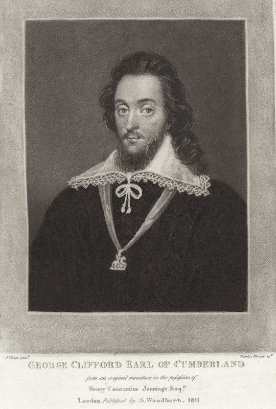 George Clifford Earl of Cumberland af English School