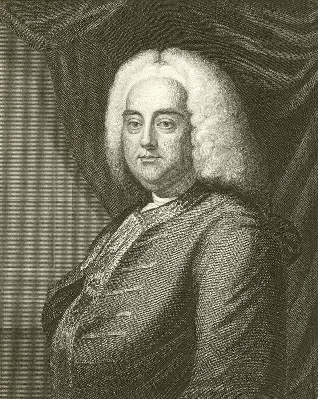 George F Handel af English School