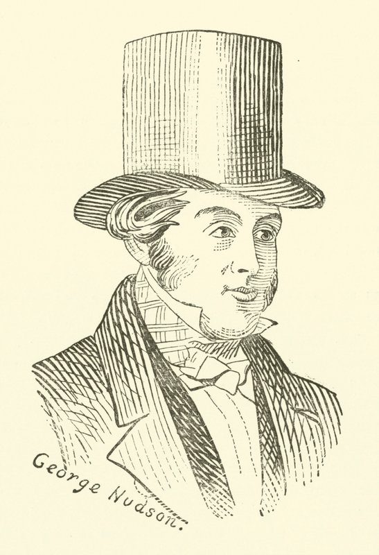 George Hudson, jernbanekongen (kobberstik) af English School