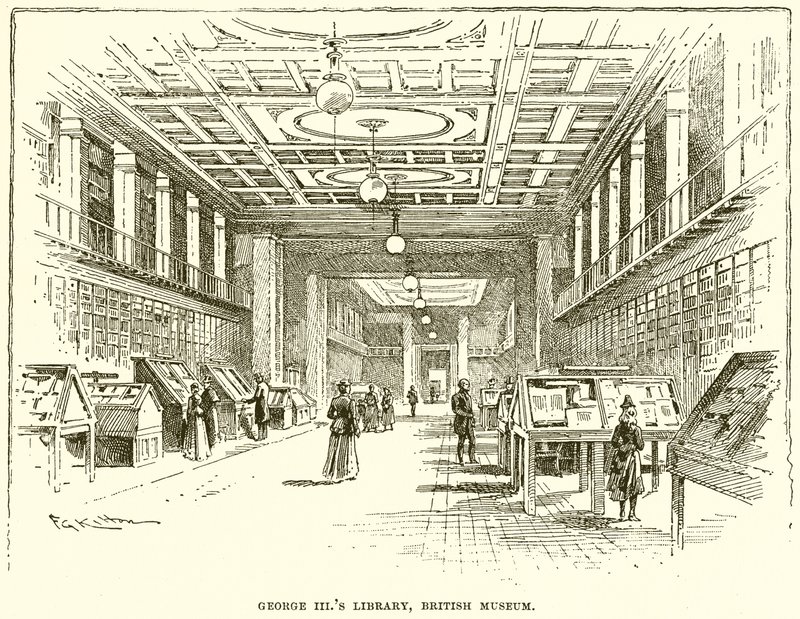 George IIIs bibliotek, British Museum af English School