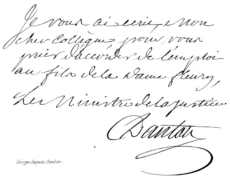 George Jacques Danton af English School