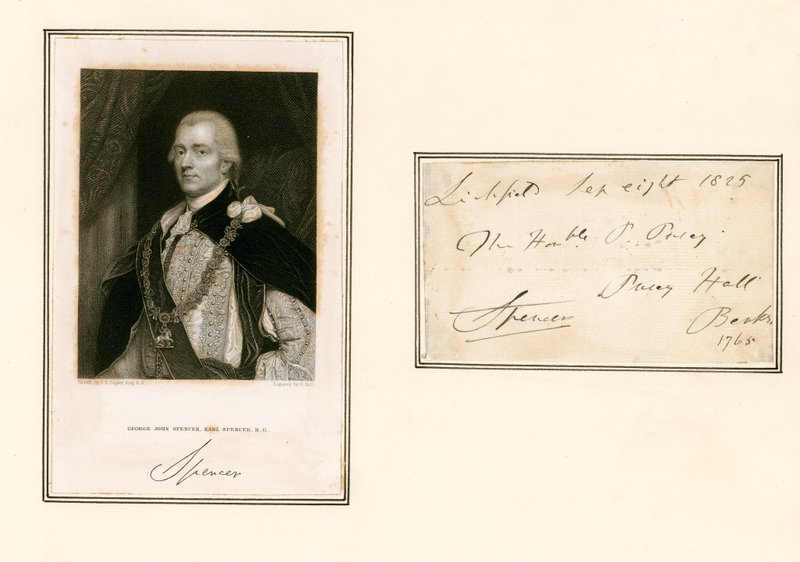 George John Spencer, Earl Spencer af English School