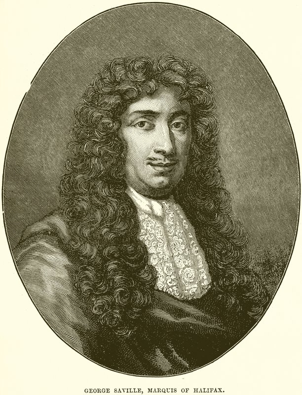 George Saville, markis af Halifax af English School