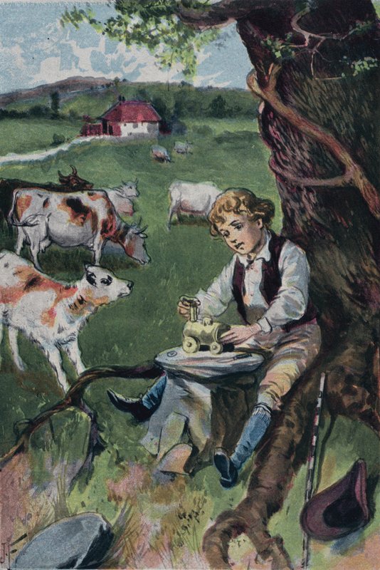 George Stephenson støber en motor af English School