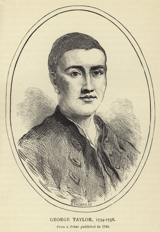 George Taylor, 1734-1758, Fra et tryk udgivet i 1740 af English School