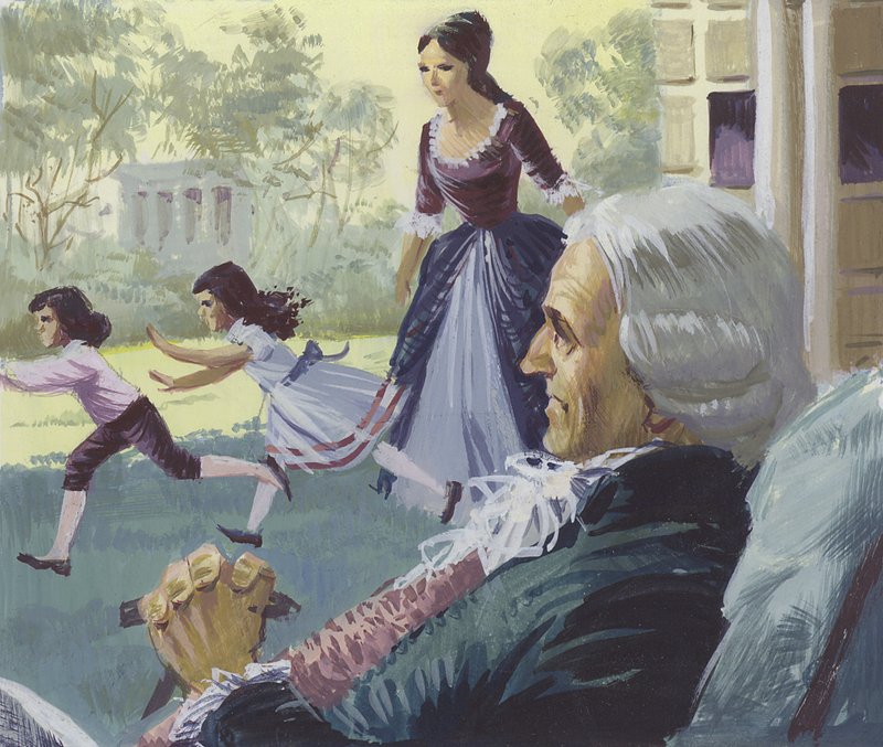 George Washington i alderdommen af English School