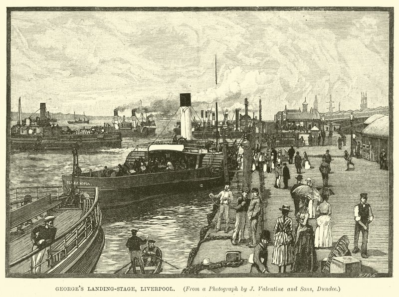 Georges Landing-Stage, Liverpool af English School