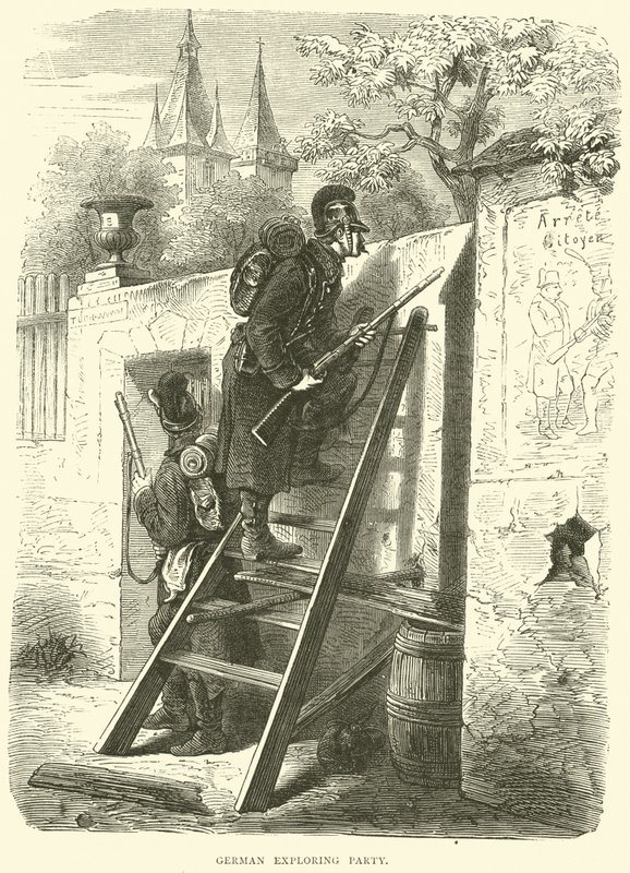 Tysk opdagelsesfest, oktober 1870 af English School