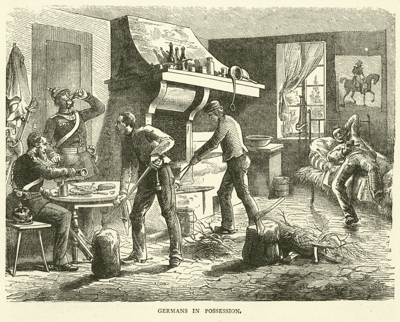 Tyskere i besiddelse, september 1870 af English School