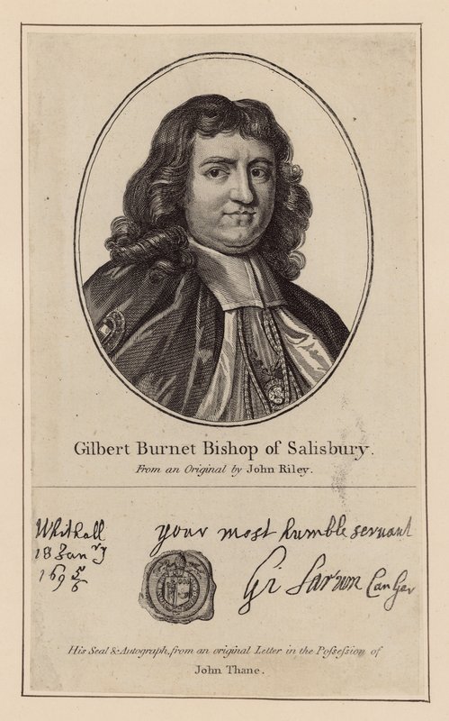 Gilbert Burnet, biskop af Salisbury af English School