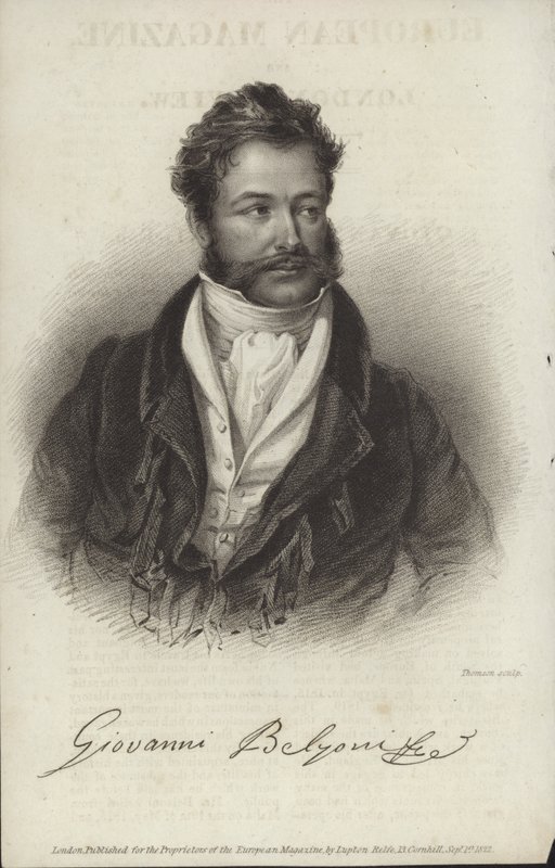 Giovanni Battista Belzoni af English School