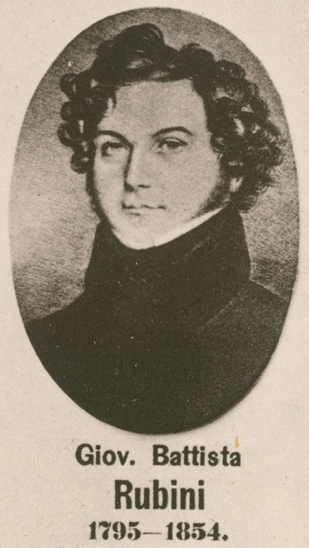 Giovanni Battista Rubini (dybtryk) af English School