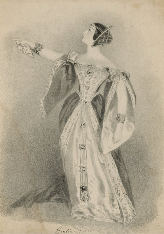 Giulia Grisi, operasangerinde af English School