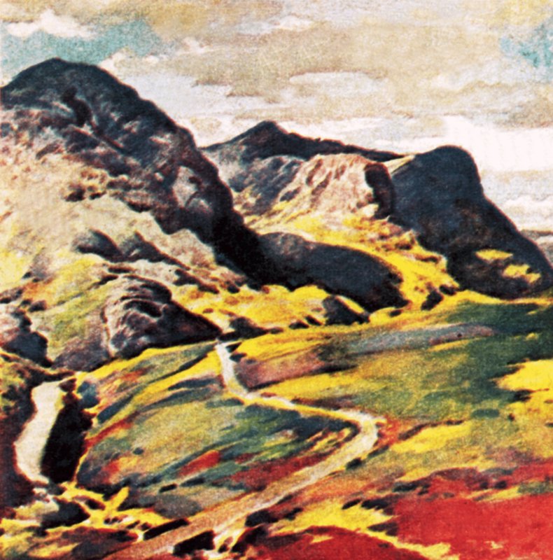 Glencoe i Argyllshire af English School