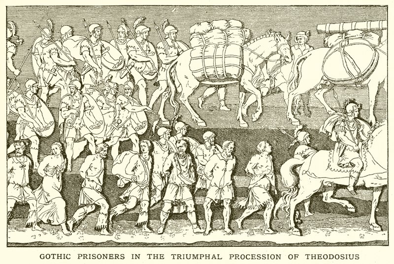 Gotiske fanger i Theodosius