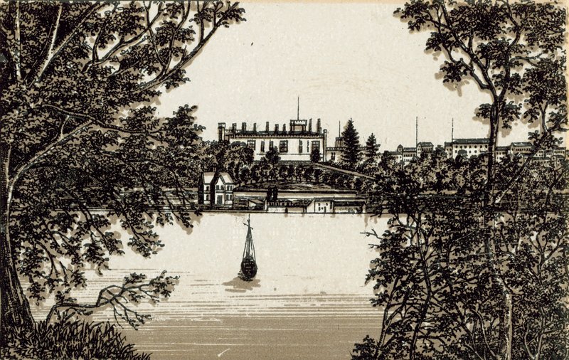 Regeringshuset (litho) af English School