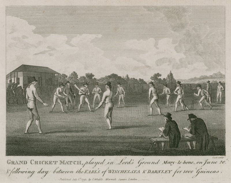 Grand cricketkamp spillet i Lords Ground, Marylebone, London af English School