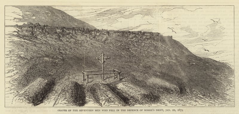 Graves of the Seventeen Mænd, der faldt i forsvaret af Rorke