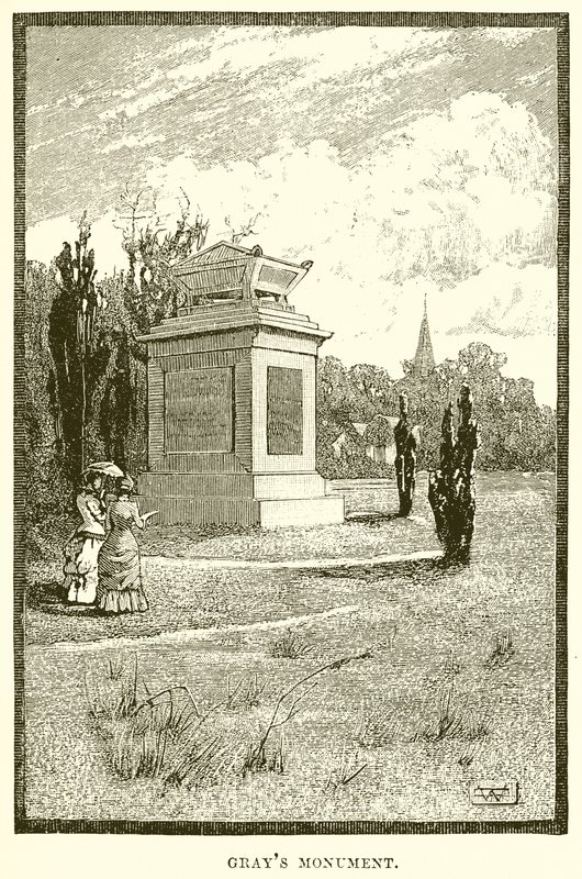 Grå monument af English School