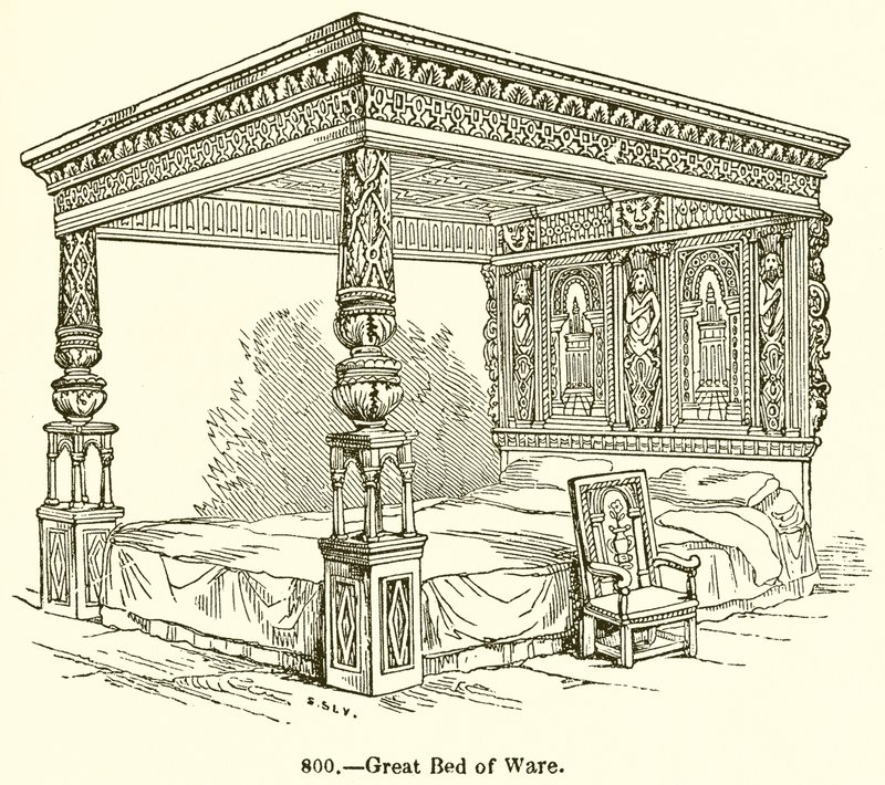 Store Bed of Ware af English School