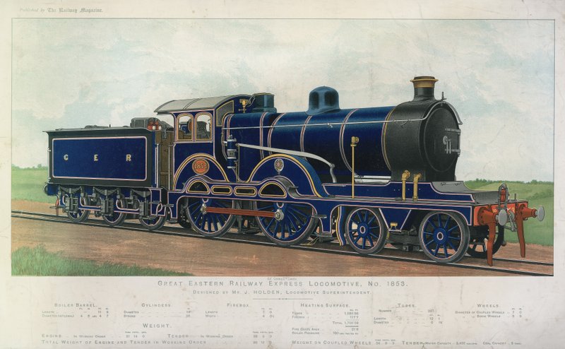 Great Eastern Railway Express Lokomotiv af English School