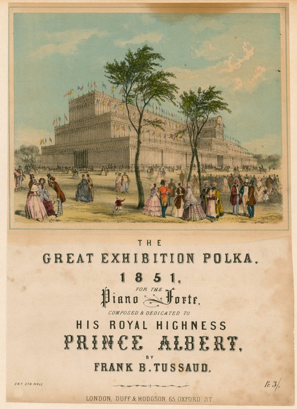 Store udstillingspolka, 1851 af English School