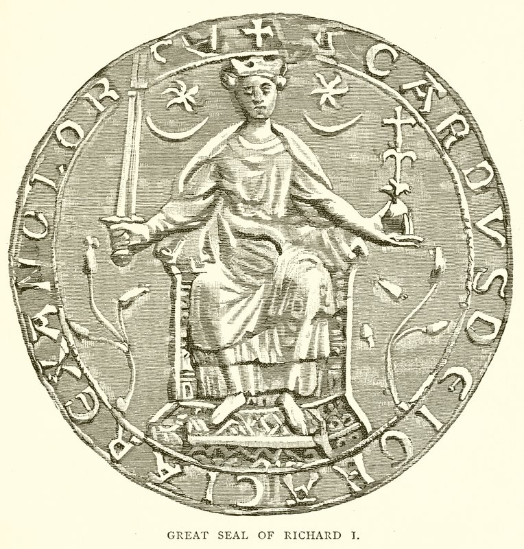 Store Segl af Richard I af English School