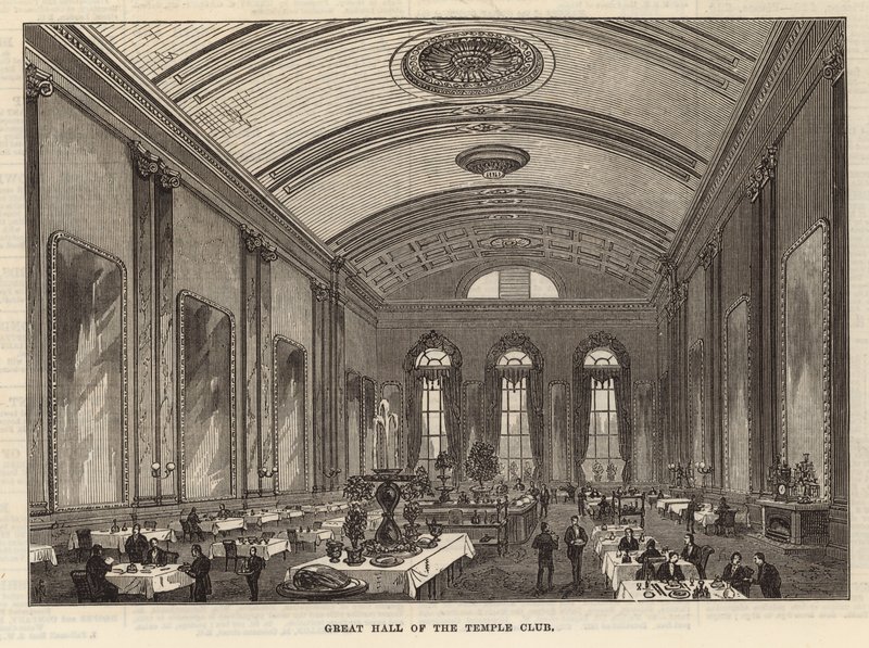 Store sal i Temple Club, London af English School