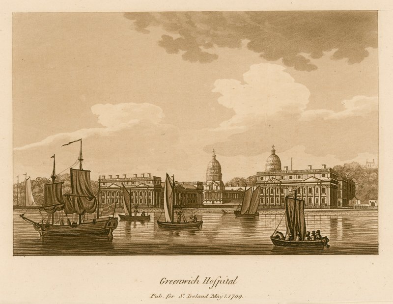 Greenwich Hospital, London af English School