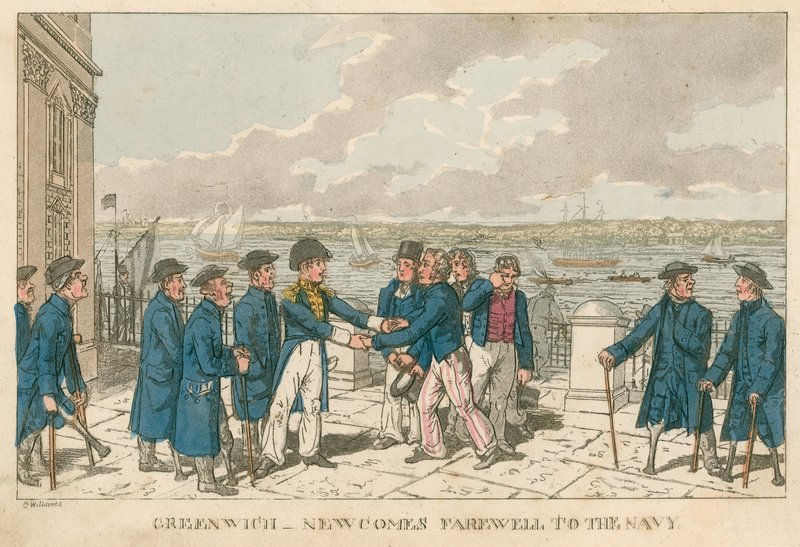 Greenwich, London - Nyt farvel til flåden af English School