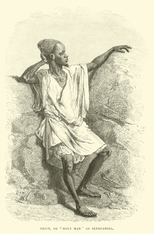 Griot, eller den hellige mand fra Senegambia af English School
