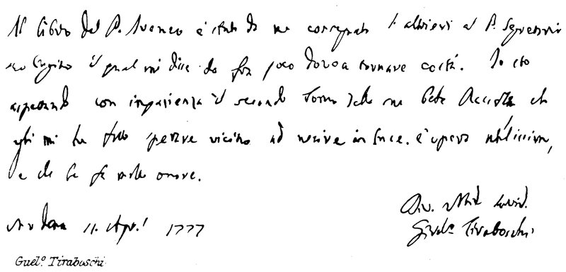Guelo Tiraboschi af English School