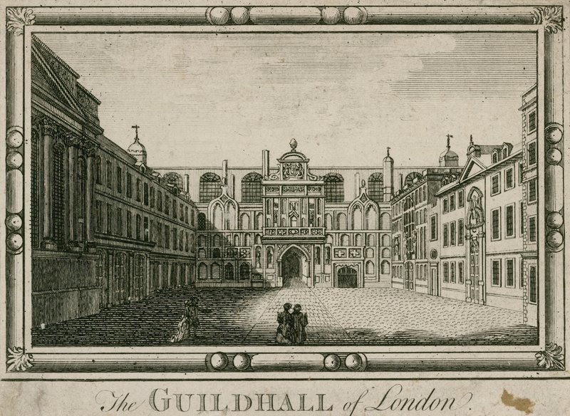 Guildhall, London af English School