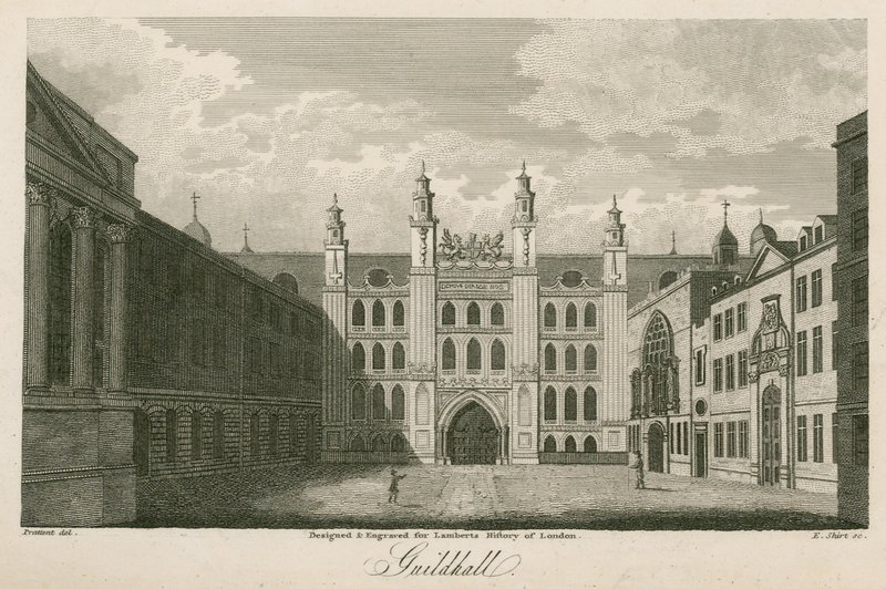 Guildhall, London af English School