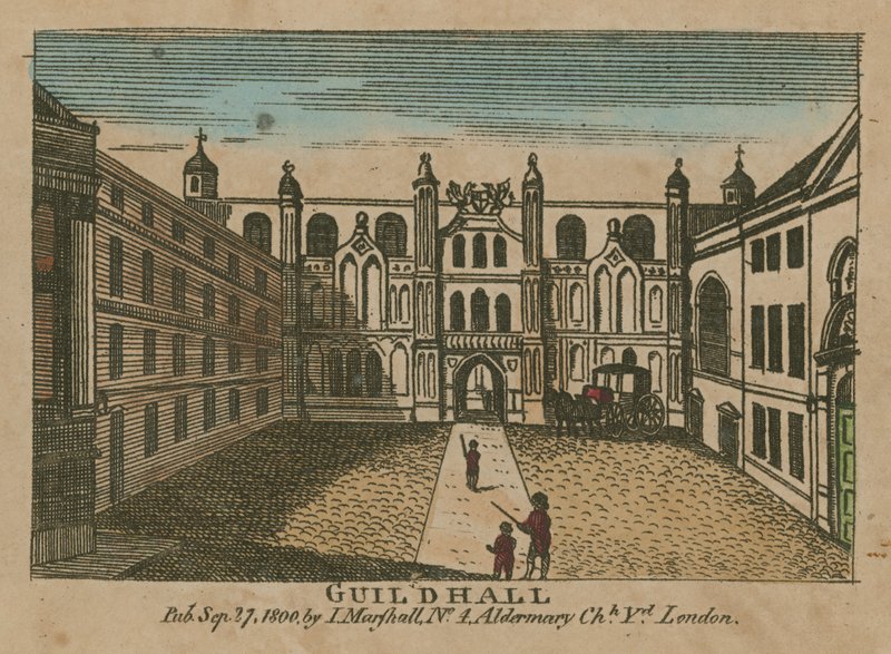Guildhall, London af English School