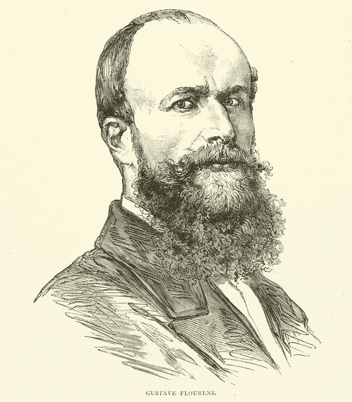 Gustave Flourens, december 1870 af English School