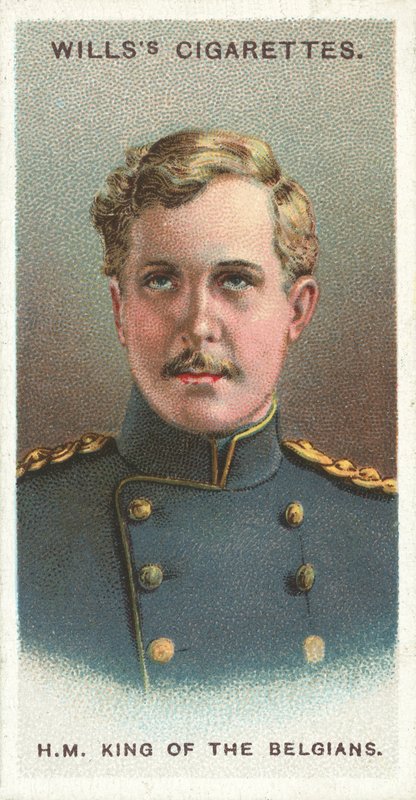 HM Kongen af Belgien (chromolitho) af English School