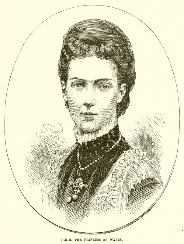 H.R.H. prinsessen af Wales af English School