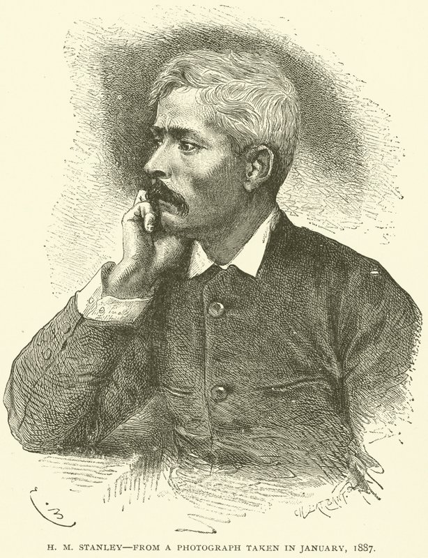 H M Stanley, Fra et fotografi taget i januar af English School