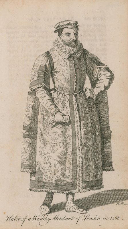Vane hos den rige købmand i London i 1588 af English School